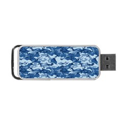 Camo Navy Portable Usb Flash (one Side)