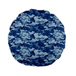 CAMO NAVY Standard 15  Premium Round Cushions