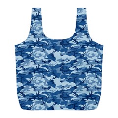 Camo Navy Full Print Recycle Bags (l) 