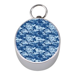 Camo Navy Mini Silver Compasses by trendistuff