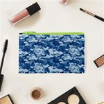 CAMO NAVY Cosmetic Bag (XS) Front