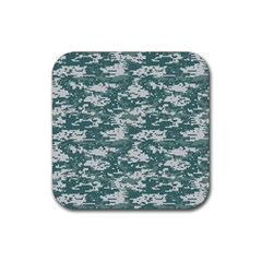 Camo Digital Urban Rubber Coaster (square)  by trendistuff