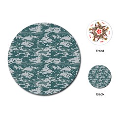 Camo Digital Urban Playing Cards (round) 