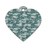 CAMO DIGITAL URBAN Dog Tag Heart (One Side) Front