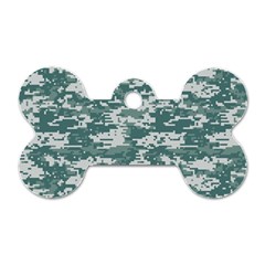 Camo Digital Urban Dog Tag Bone (two Sides)