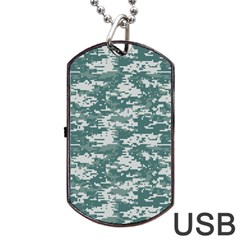 Camo Digital Urban Dog Tag Usb Flash (one Side)