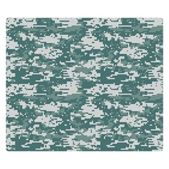 Camo Digital Urban Double Sided Flano Blanket (small)  by trendistuff