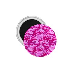 Camo Digital Pink 1 75  Magnets by trendistuff