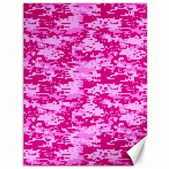 Camo Digital Pink Canvas 36  X 48   by trendistuff