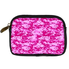 Camo Digital Pink Digital Camera Cases by trendistuff