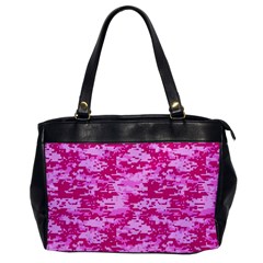 Camo Digital Pink Office Handbags by trendistuff