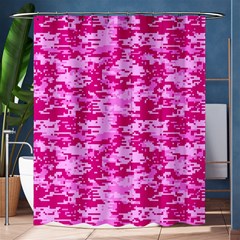 Camo Digital Pink Shower Curtain 60  X 72  (medium) 