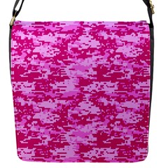 Camo Digital Pink Flap Messenger Bag (s) by trendistuff