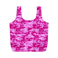 Camo Digital Pink Full Print Recycle Bags (m) 