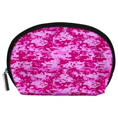 Camo Digital Pink Accessory Pouches (large) 