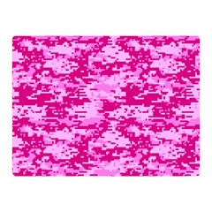 Camo Digital Pink Double Sided Flano Blanket (mini)  by trendistuff