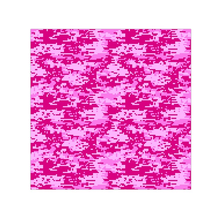 CAMO DIGITAL PINK Small Satin Scarf (Square) 