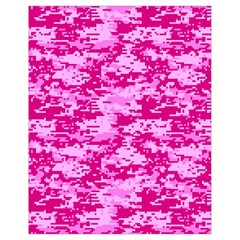 Camo Digital Pink Drawstring Bag (small) by trendistuff