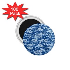 Camo Digital Navy 1 75  Magnets (100 Pack) 