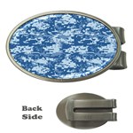 CAMO DIGITAL NAVY Money Clips (Oval)  Front