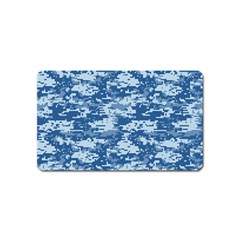 Camo Digital Navy Magnet (name Card) by trendistuff