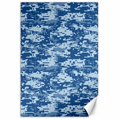 Camo Digital Navy Canvas 20  X 30  