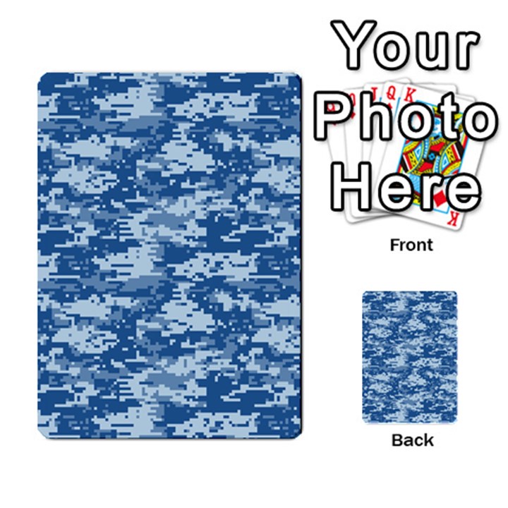 CAMO DIGITAL NAVY Multi-purpose Cards (Rectangle) 