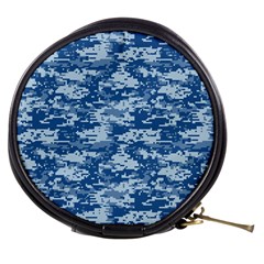 Camo Digital Navy Mini Makeup Bags by trendistuff