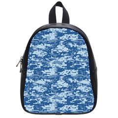 Camo Digital Navy School Bags (small)  by trendistuff