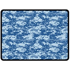 Camo Digital Navy Fleece Blanket (large) 