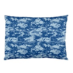 Camo Digital Navy Pillow Cases (two Sides)