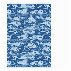 Camo Digital Navy Small Garden Flag (two Sides)