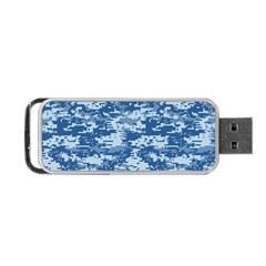 Camo Digital Navy Portable Usb Flash (two Sides)