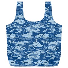 Camo Digital Navy Full Print Recycle Bags (l)  by trendistuff