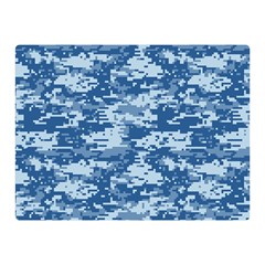 Camo Digital Navy Double Sided Flano Blanket (mini) 