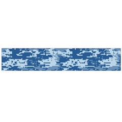 Camo Digital Navy Flano Scarf (large)  by trendistuff