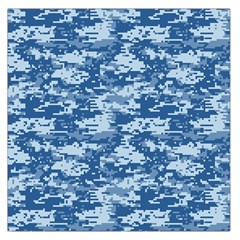 Camo Digital Navy Large Satin Scarf (square)