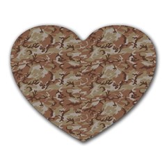 Camo Desert Heart Mousepads by trendistuff