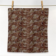 Camo Desert Face Towel by trendistuff