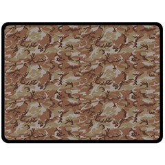 Camo Desert Fleece Blanket (large)  by trendistuff