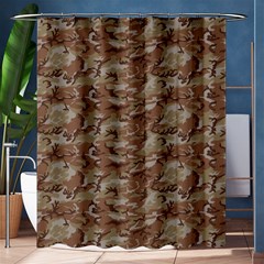 Camo Desert Shower Curtain 60  X 72  (medium) 