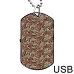 CAMO DESERT Dog Tag USB Flash (One Side) Front