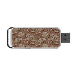 Camo Desert Portable Usb Flash (two Sides)