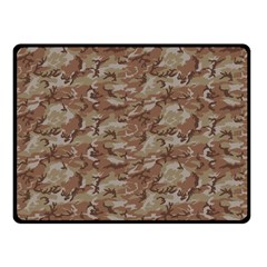 Camo Desert Double Sided Fleece Blanket (small) 