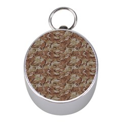 Camo Desert Mini Silver Compasses by trendistuff