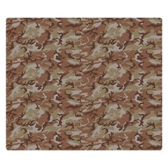 Camo Desert Double Sided Flano Blanket (small) 