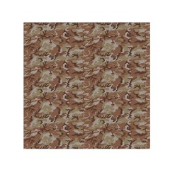 Camo Desert Small Satin Scarf (square) 