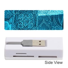 Blue Patchwork Memory Card Reader (stick) 