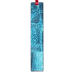 Blue Patchwork Large Book Marks