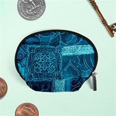 Blue Patchwork Accessory Pouches (small) 